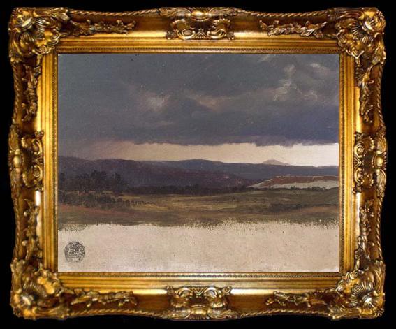 framed  Frederic E.Church Hudson Valley,Near Olana,New York, ta009-2